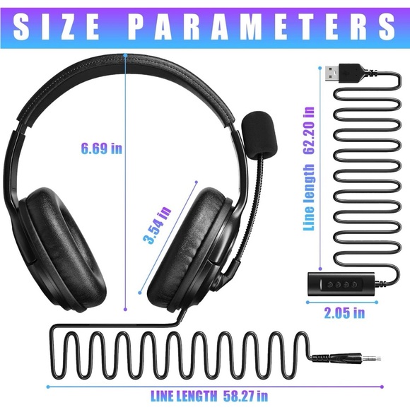 ElloGear EG15 Stereo Gaming Headset for PS4, PC, Xbox One PS5 Controller New,Box - Picture 4 of 13